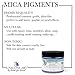 Violets are Blue Mica Powder Pigment (56g) Multipurpose DIY Arts and Crafts,Cosmetic Grade, Soap,Resin Epoxy,Paint, Slime, Mold Making, Candle Making, Nail Art (Ultra Fine Glitter, 2oz) Powder Pigment