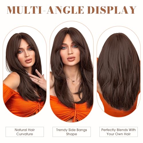 Hairro Toppers de cabelo com franja para mulheres, adicione volume com clipes invisíveis em apliques