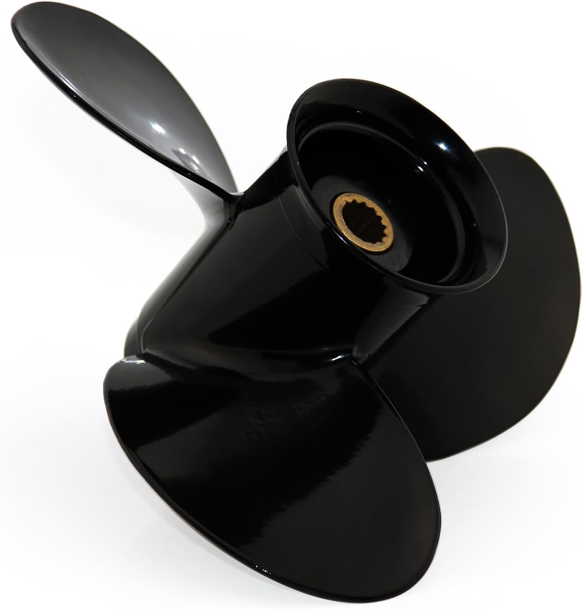 9.25 Dia x 10 Pitch OEM Aluminum Outboard Propeller Fit for Mercury Engines 9.9CT 15HP 20HP, 14 Spline Tooth, 3 Blade, 4-Stroke, RH