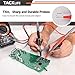 Test Leads, Electrical Multimeter Leads kit with Alligator Clips,Metal Probes, Test Hooks, CAT II 1000V 10A,Set of 8 Pieces Tacklife METL04