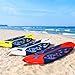 Giantex 6' Surfboard Surfing Surf Beach Ocean Body Foamier Board with Removable Fins, Great Beginner Board for Kids, Youth and Children