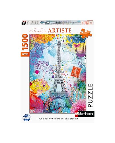 Puzzle 1500 pièces : Tour Eiffel Ravensburger Nathan - vue 4