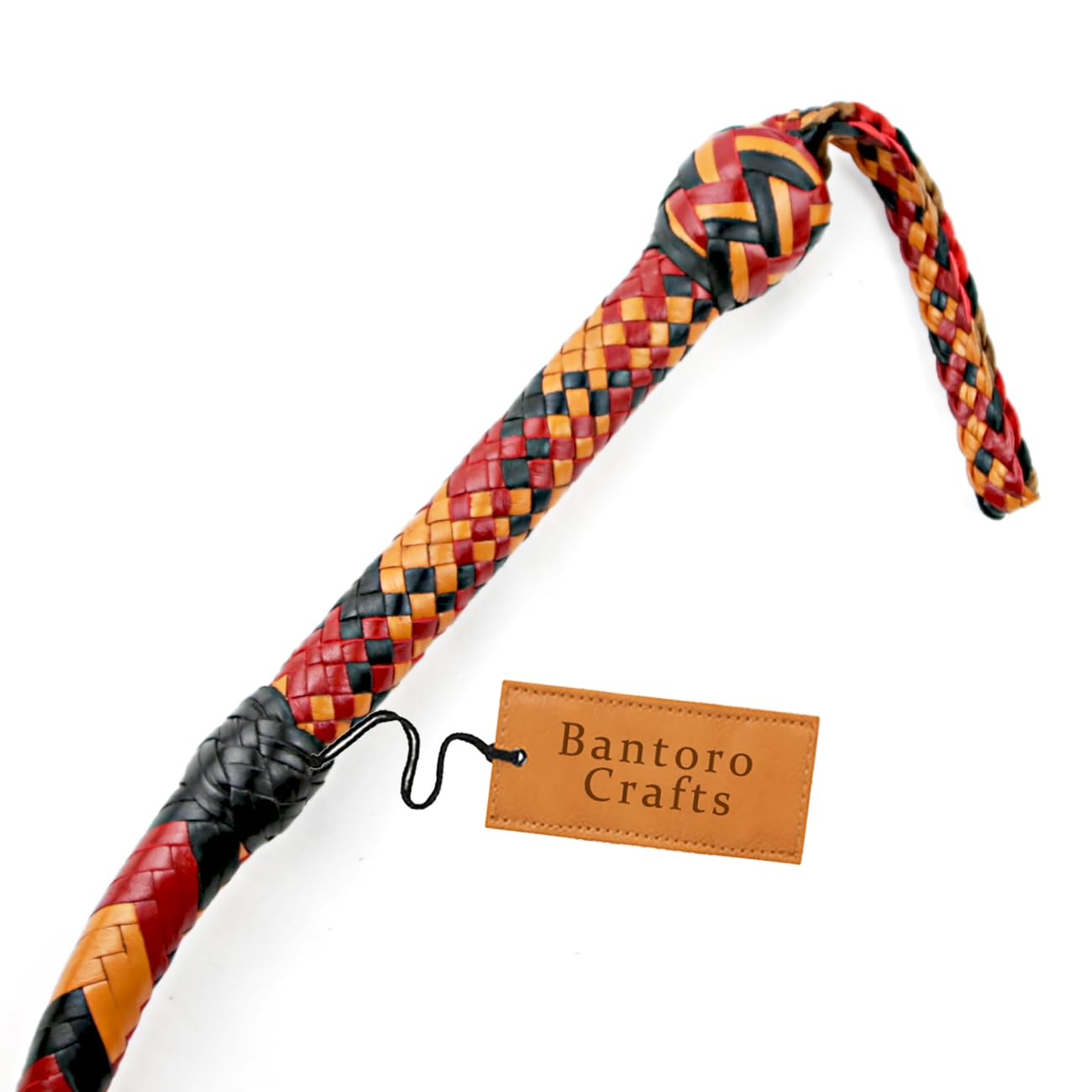 Frusta in Pelle di Canguro Bullwhip16 Trecce Fili Pelle Intrecciata Robusta Pancia a Frusta e Imbottitura Interna in Pelle Frusta Che schiocca Forte
