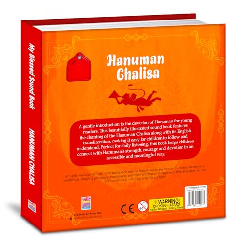 Image of Hanuman Chalisa Mantra Sound boook for Kids ; India's First Mythology Shloka and Mantras Musical Toy to Teach Indian Culture