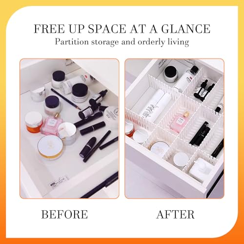 Adjustable 20-Piece Drawer Dividers Organizer for Home & Kitchen - Image 6