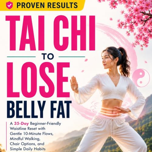 Tai Chi to Lose Belly Fat: A 35-Day Beginner-Friendly Waistline Reset with Gentle 10-Minute Flows, Mindful Walking, Chair Opt