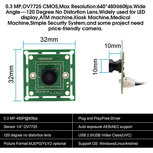 Webcam 480p 60 fps à grand angle pour votre station de streaming Raspberry Pi - 7
