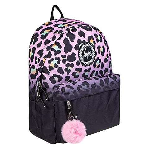 HYPE Mochila con diseño de leopardo Disco Leo Fade Cover