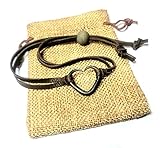 Iron Heart Bracelet, Viking Style Jewelry, Gift for Her, Hand Forged 6th Anniversary Gift, Celtic...