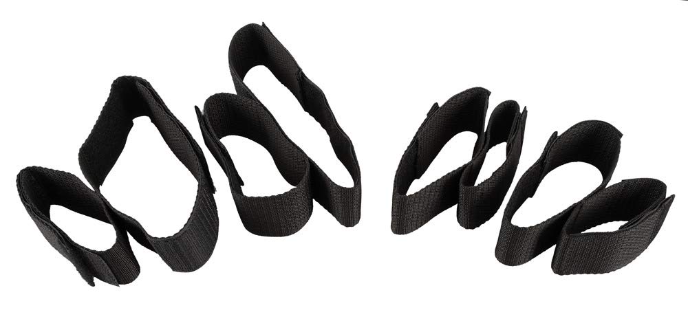 Bad Kitty Unisexo Restricciones de brazos y piernas Atar Negro 26-51,5 cm