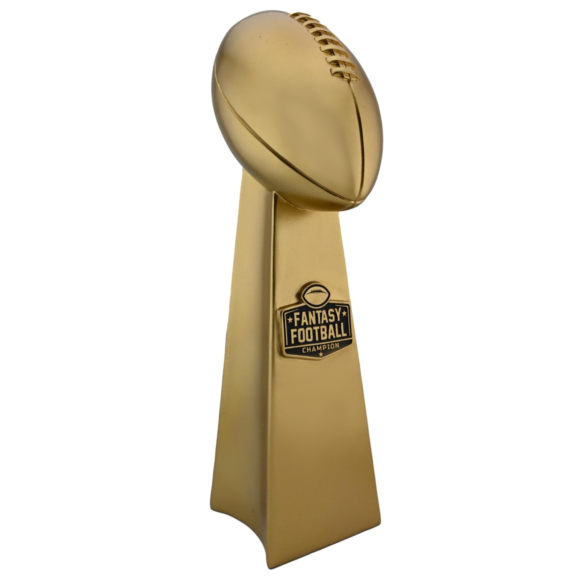 Fantasy Football Trophy - Electroplated Gold Football Trophy Replica for League Champion, Durable Fantasy Trophy for First Place, Fantasy Football Trophies Display Award 10"