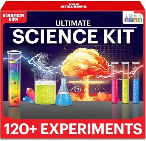 Einstein Box Ultimate Science Experiment Kit|Toys for Boys & Girls Age 7-14