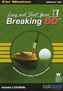 DVD Breaking 80 // Interactive Golf Instruction For Women / 2 Cd-Rom's Book