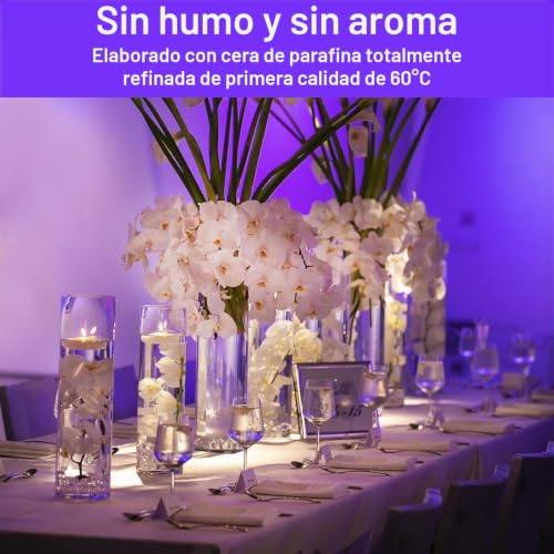 Miniatura 3 de Velas Flotantes Blancas, 30 Unidades Velas Flotantes, Velas Flotantes Sin Humo, Velas Flotantes De 3,8 X 1,5 Cm, Velas Flotantes Blancas Para Decoración, Velas De Agua Para Bodas