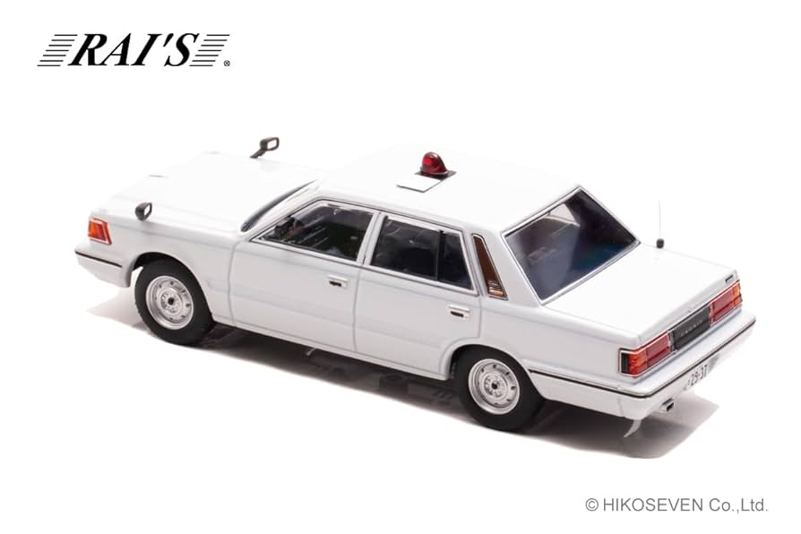 Rai's 1/43 日産 セドリック (YPY30改) 1985年 覆面 白 RAI'S 1/43 日産 セドリック (YPY30改) 1985 神奈川県警察高速