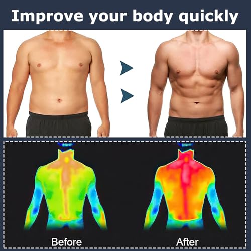KBIBCK Camiseta elástica, Camiseta Adelgazante Hombre Sauna Body Shaper Chaleco, Camiseta sin Manga Hombre para Deporte Fitness, Entrenamiento Aeróbico, Shaper Entrenamiento(Talla L)