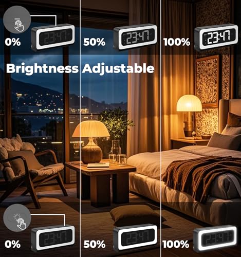 Image of Gyliziex 2K Clock Camera, 5G & 2.4G WiFi Indoor Pet Nanny Cameras with Alarm for Home, Full Color Night Vision, Human Motion Detection, Local SD Storage