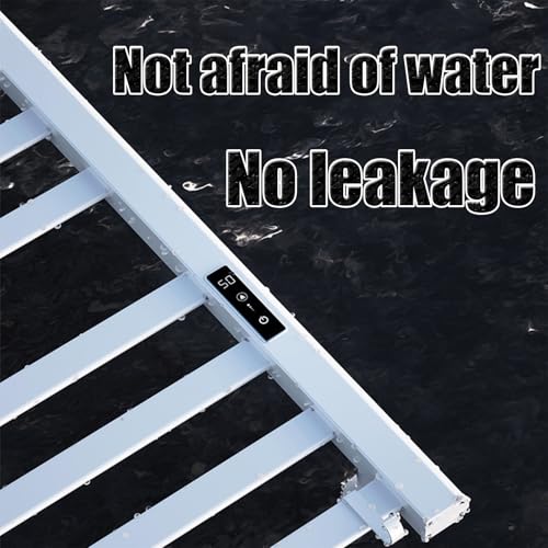 Toallero calefactable blanco para secar mantas y albornoces en invierno 6