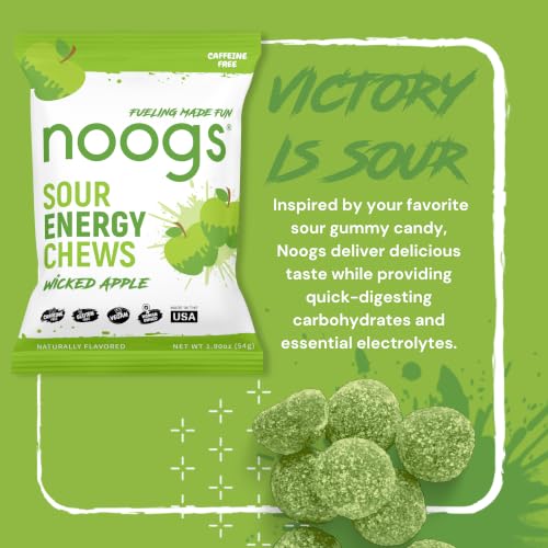 Noogs Wicked Apple Sour Energy Chews