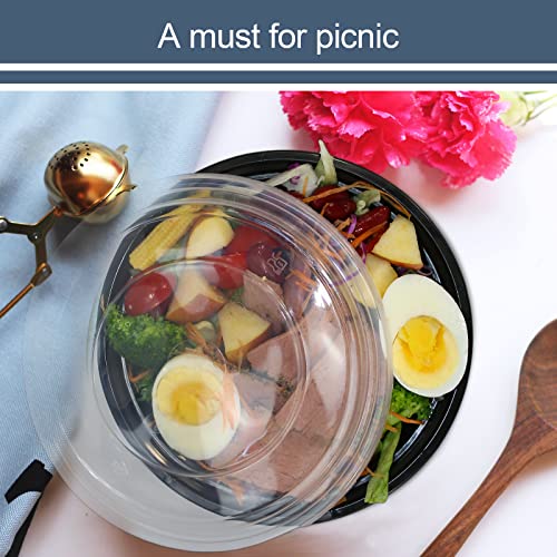 Dodheg 30 Pcs Meal Prep Bowls, Plastic Food Containers With Lids, Food Prep Containers, For Bento Salad Etc, 17 Ounce. #TOP6