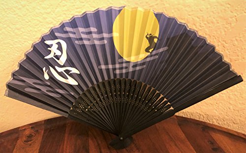 Daiso Japan Folding Fan SHNOBI