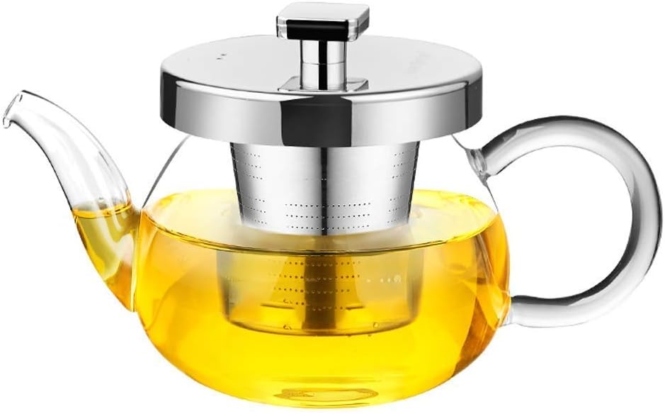 Tea Pots Glass Tea Set Elegant Cup Office Flower Heat Resistant Fi Magic Hour Tea-in-Hand: The Perfect Steep Side-pour Ceremonial Teapot