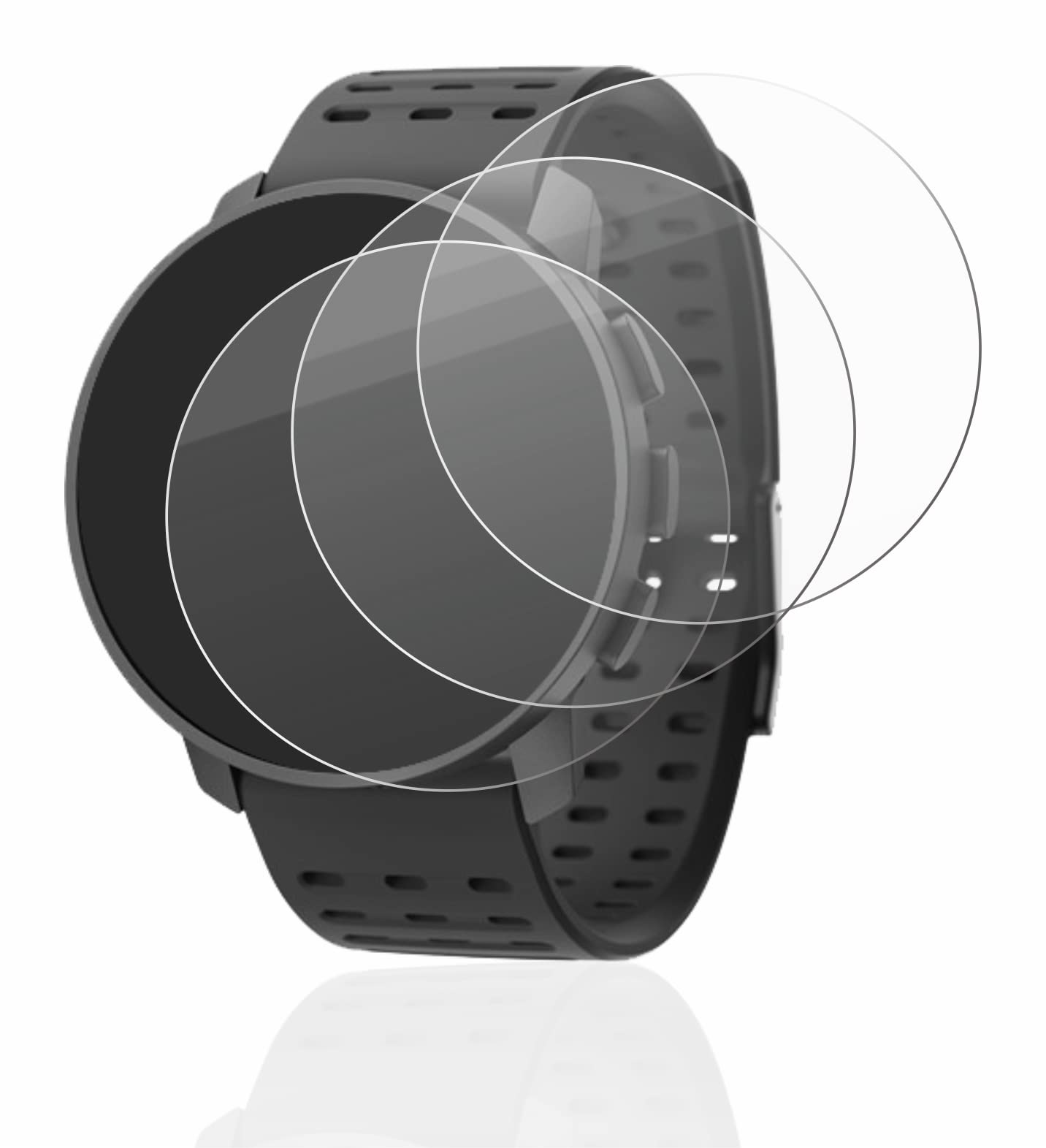 3x Pellicola Protettiva Vetro per Suunto 9 Baro Protezione