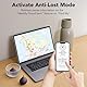 Air Tracker Tag-2 Piece, Koffer Tracker kompatibel mit Apple Wo ist APP (nur iOS), Schlüsselfinder für Schlüssel, Gepäck, Koffer, Brieftasche, IP67 wasserdicht, Schwarz & Weiße