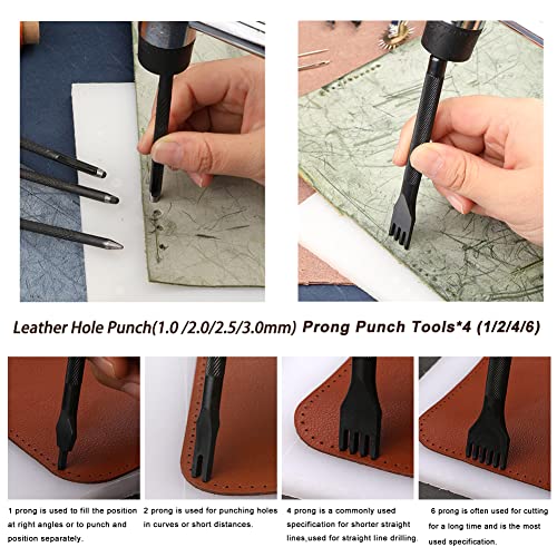 BUTUZE Leather Craft Kit 66PCS
