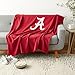 Northwest NCAA Alabama Crimson Tide Sweatshirt Throw Blanket, 54