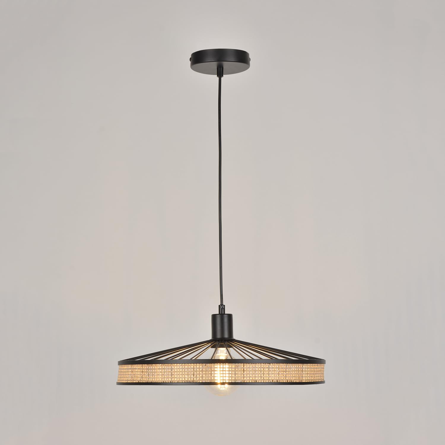 Suspension métal et cannage ZELIE HT110cm