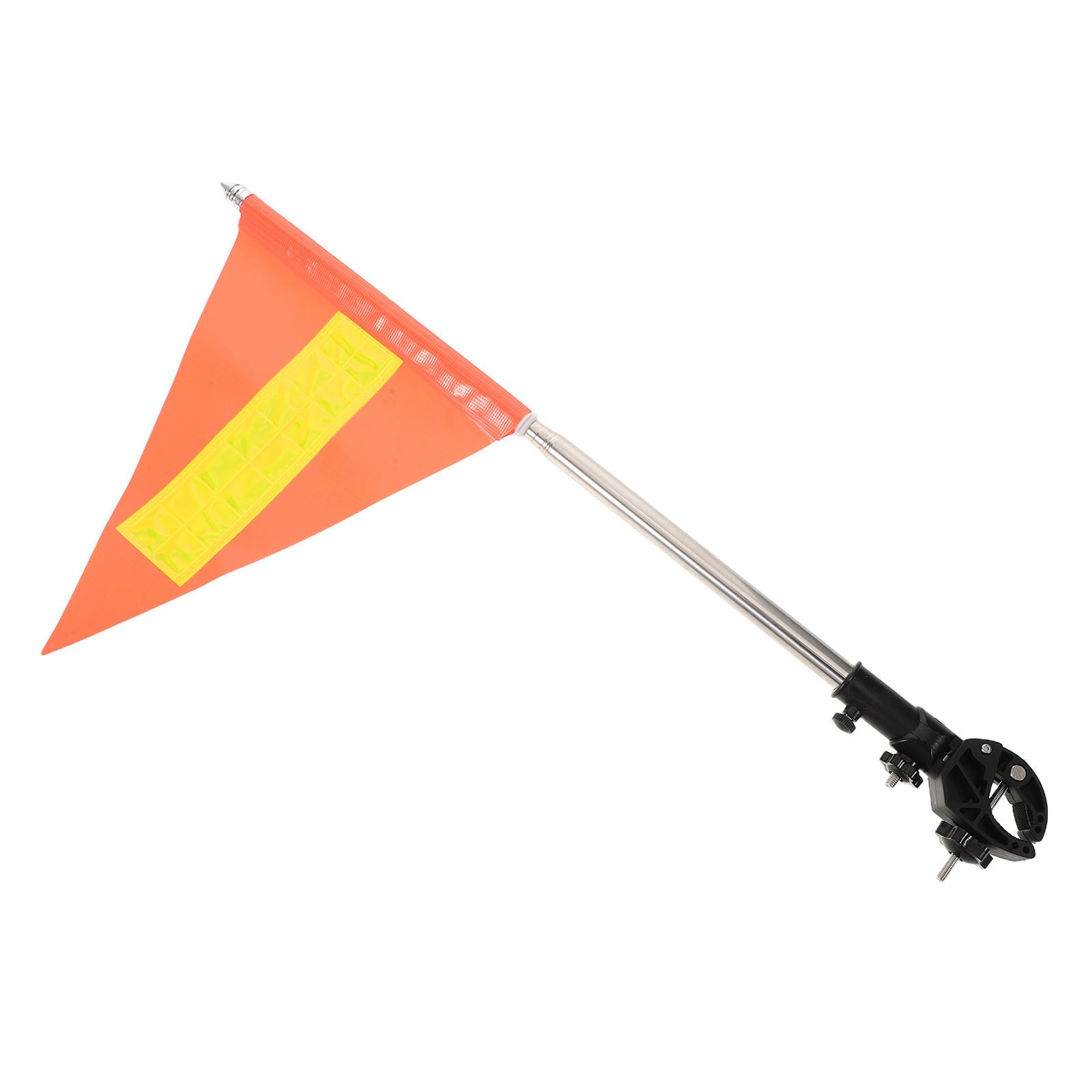 Bandera de seguridad para bicicleta y paseos diarios en familia con mastil retractil 8