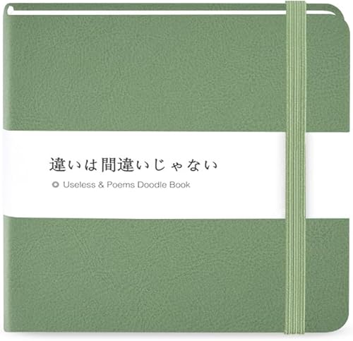 Miniatura 33 de Mifuner Cuadernos Mini de 5x5, 80gsm, Páginas en Blanco, Cuadernos de Bocetos, Diario de Viajes, Cuaderno de Bolsillo, Tapa Dura, Cuaderno