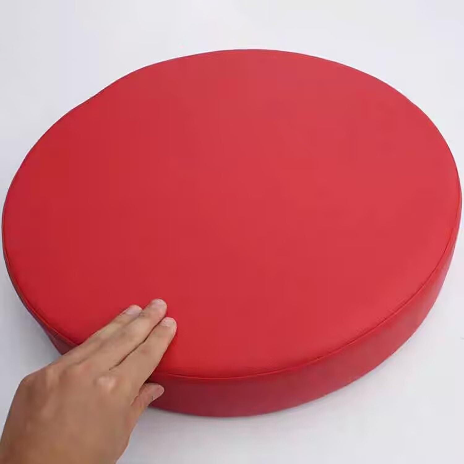 BUAOGDVG Round Kitchen Chair Cushion, Waterproof Outdoor Seat Cushions, 35/40/45/50cm Removable Washable for Dining Room Chair, Office, Garden, Outdoor, Indoor(T,50x5cm/19.6x2in)