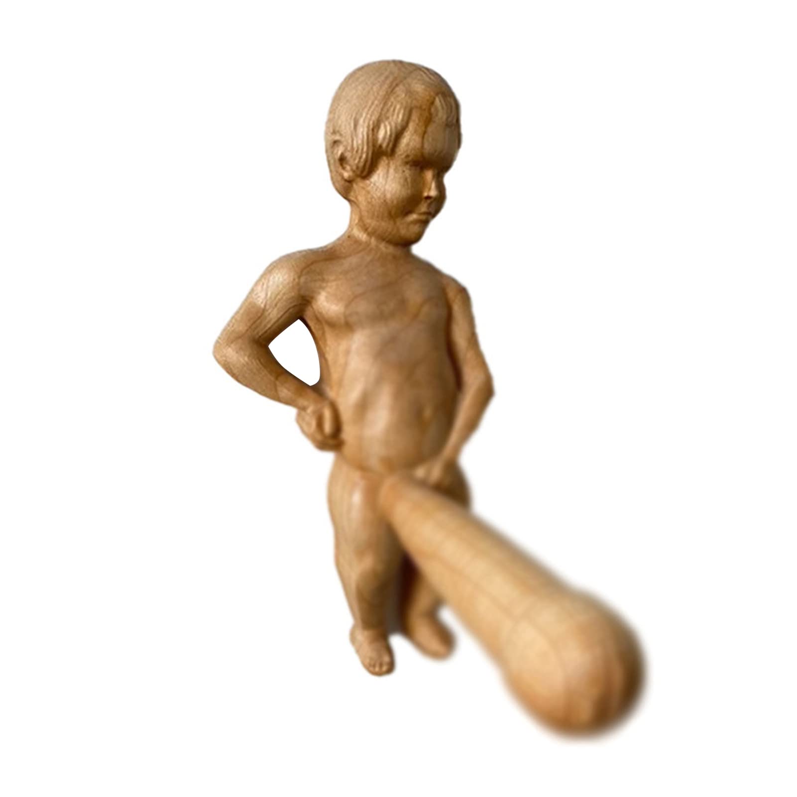 Worparsen Paper Towel Holder Eye-catching Boy Tissue Toilet Roll Holder Multipurpose Labor-Saving