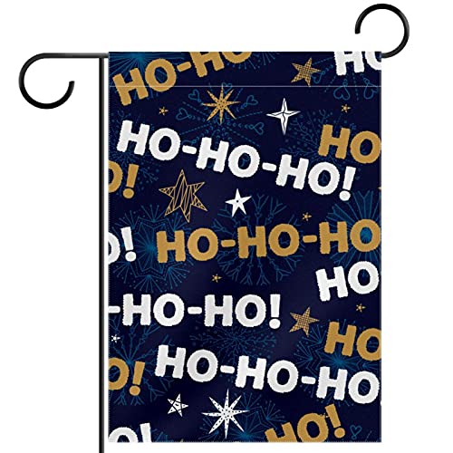 Drapeau de jardin double taille pour une decoration exterieure festive de cour