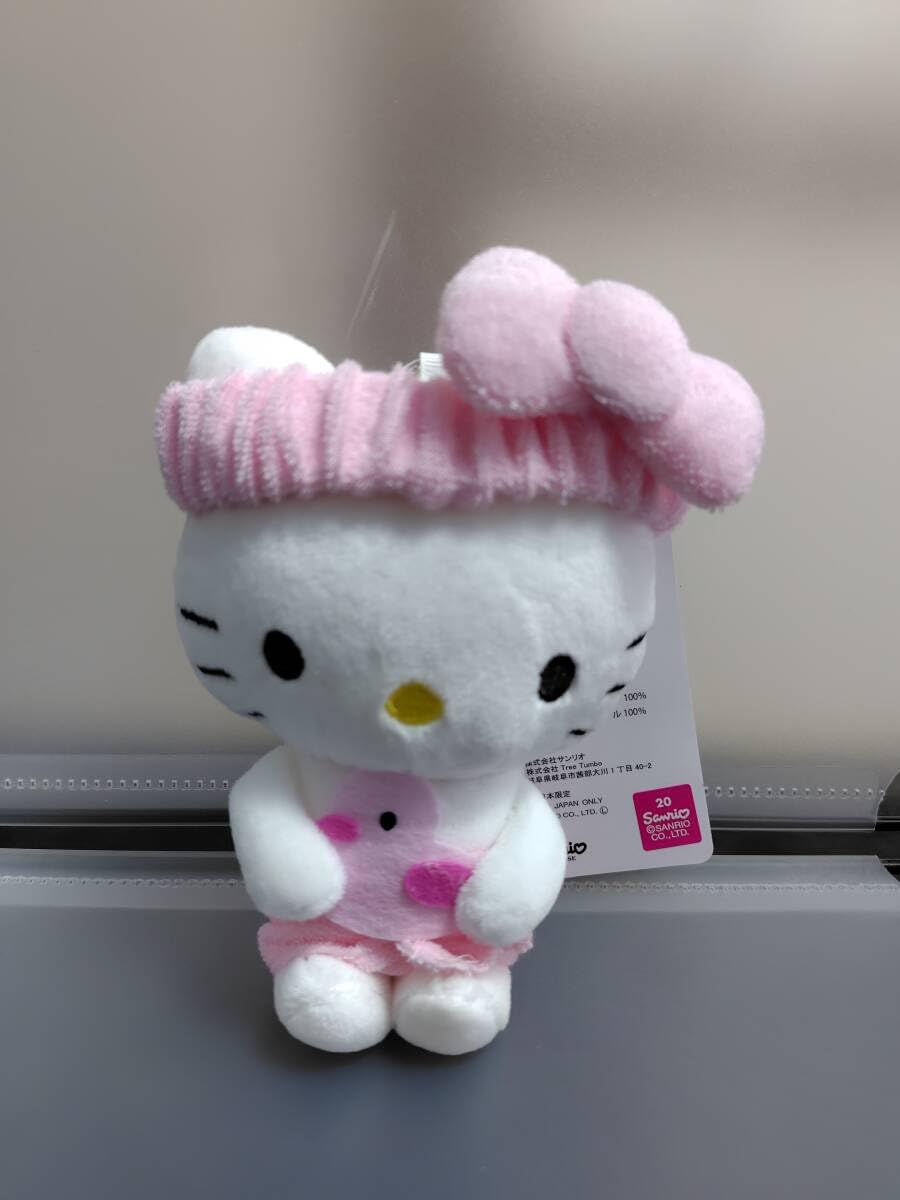 ハローキティ ぬいぐるみ マスコット テントウムシ 2000年 新品タグ