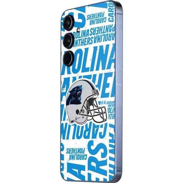 Skinit Decal Phone Skin Compatible with Galaxy A36 5G - Officially Licensed NFL Carolina Panthers - Blast Design