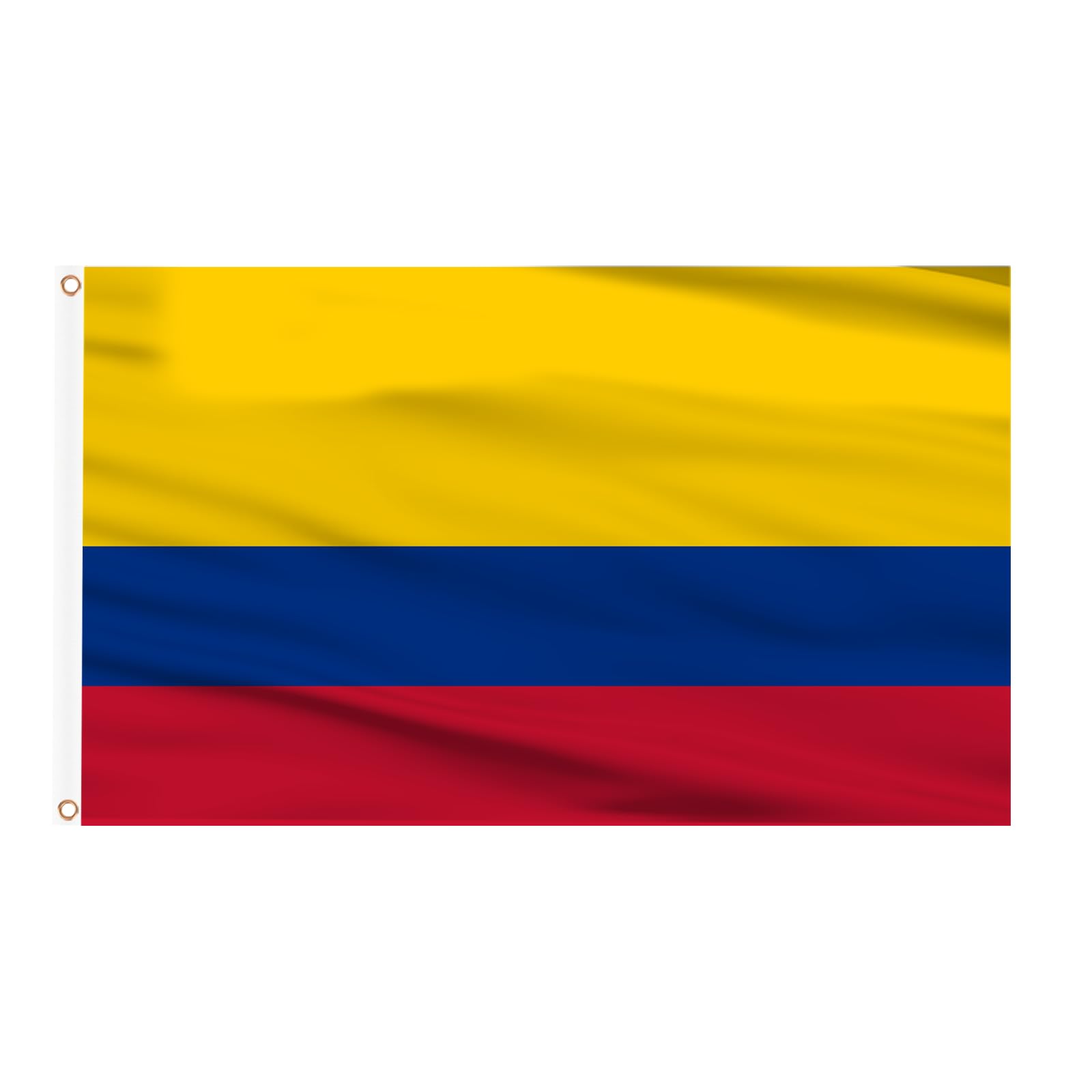 AhfuLife Colombia Flag 3x5 Ft, Large Colombian National Flags for Outside - Double Side with Brass Eyelets for World Cup Party Decorations, Soccer