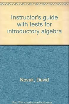 Paperback Novak Intro Algebra Ig W/Tests Book