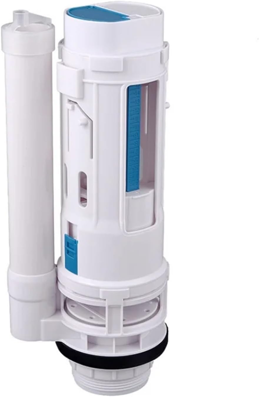 Split Toilet Drain Valve Two-Button Water Outlet Dual Flush Fill Tank Fittings Cistern(21cm)