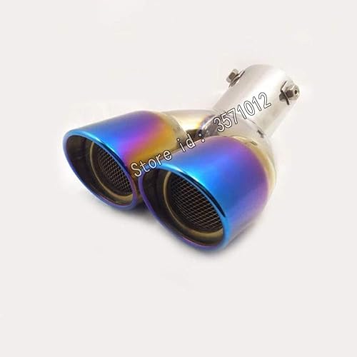 Miniatura 5 de Piezas de coche, para Toyota ViosYaris sedán 2007-2017 2018 cubierta del coche silenciador exterior tubo trasero dedicar la punta de escape cola