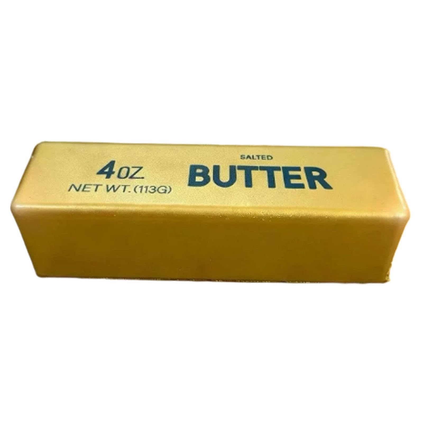 Butter Stick Squish Toys, Slow Rising Stress Relief Fidget Toy, Realistic Butter Prank Sensory Toy, Soft Anxiety Calming Gadget, Funny Anxiety Relief Fidget Toys for Adults Office Home (B) â image 1