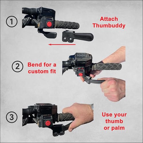 Image of Thumbuddy Pro ATV Throttle Extender - Model TB2 Black