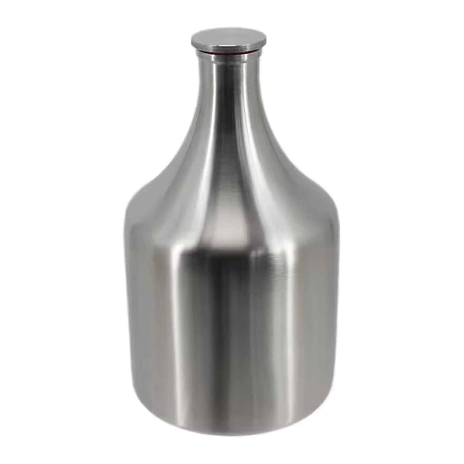 Generic Growler per Birra in Acciaio Inossidabile, Accessori, Portatile, Fusto Leggero Da 2 Litri per Kombucha