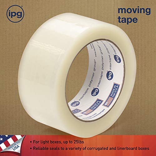 IPG 610C, 1.88\" x 54.6 yd, Clear (Single Roll) Moving Tape