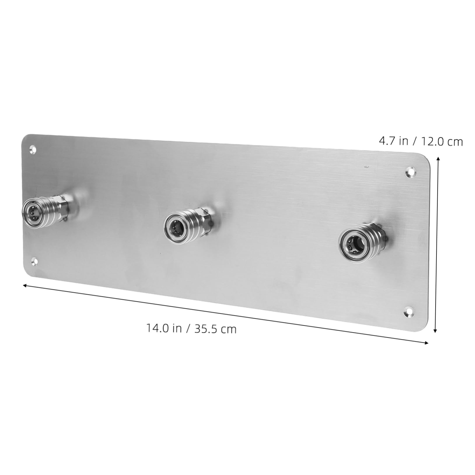 Sosoport Soporte de Boquillas para Hidrolimpiadora de Acero Inoxidable, Montaje en Pared, Ahorra Espacio, para Conexión Rápida de 1/4 Pulgadas