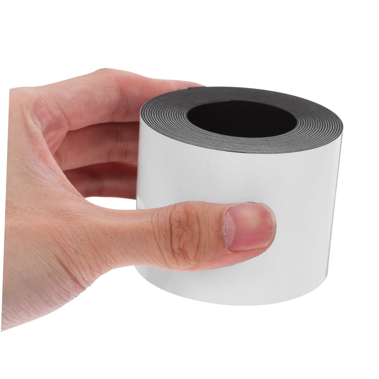 Etichette Mm Bianche Scrivibili Cancellabili Magnetiche e 50 | Cartoncini Vuoti per Lavagne e Frigoriferi, Supporto Magnetico in Pet e Gomma, Riutilizzabili per Marcatura