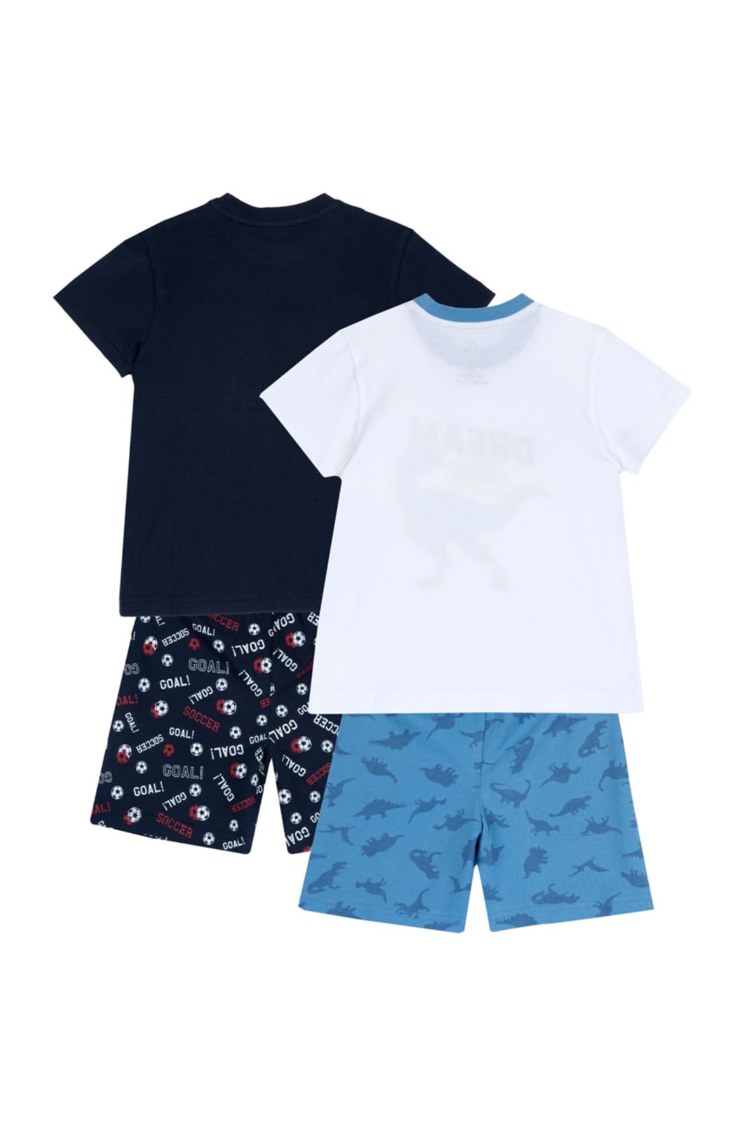 Chicco, Pyjamas Garçon et Fille, Lot de 2 Pyjamas Courts, avec T-Shirt et Short, 100% Coton, Idéals pour Le Printemps et l’Été, Vêtements pour Garçon et Fille