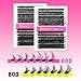 Fluffy Eyelash Extensions Kit With 280pcs Thick Cluster Lashes,60D 80D Individual Lashes, Lash Bond, Seal Glue, Applicator for Beginners(Kit-Fluffy-60D+80D-280PCS)